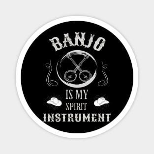 Music instruments are my spirit, Banjo guitar. Magnet